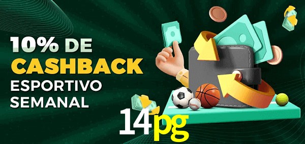10% de bônus de cashback na 14pg